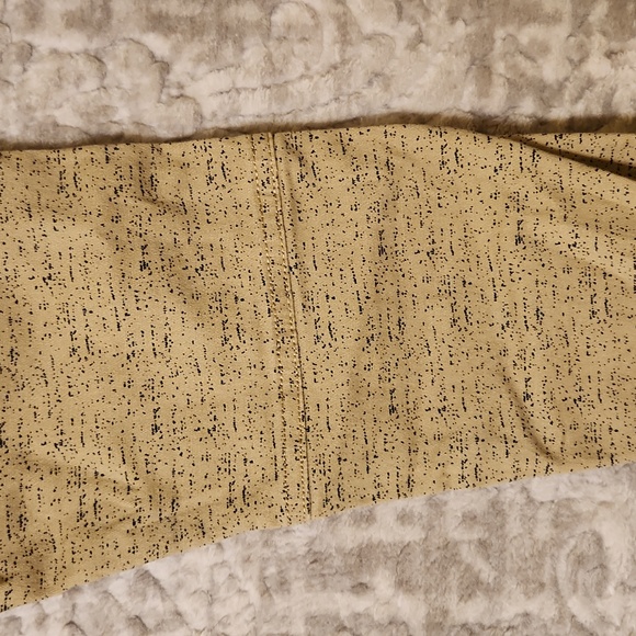 Retro stitch boys pants tan brown fancy skinny cotton bottom - Picture 9 of 13